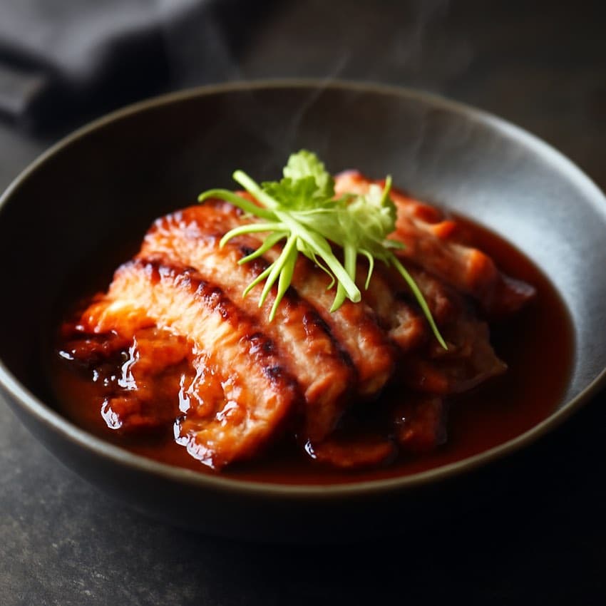 Babi Pangang in ketjapsaus