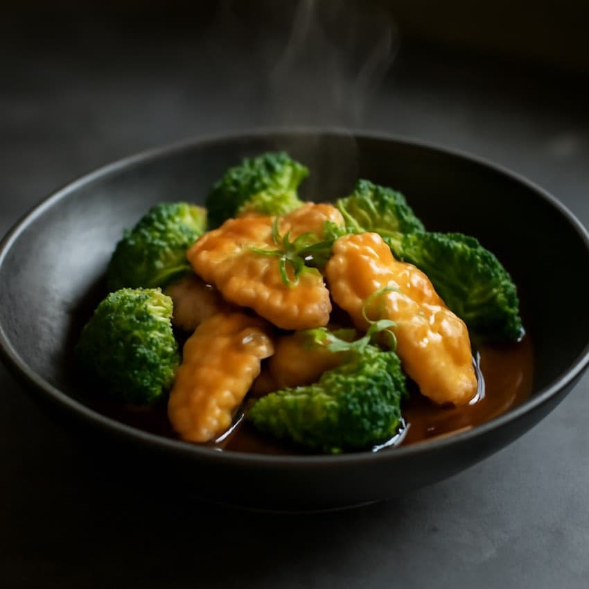 Gefileerde kipfilet met broccoli