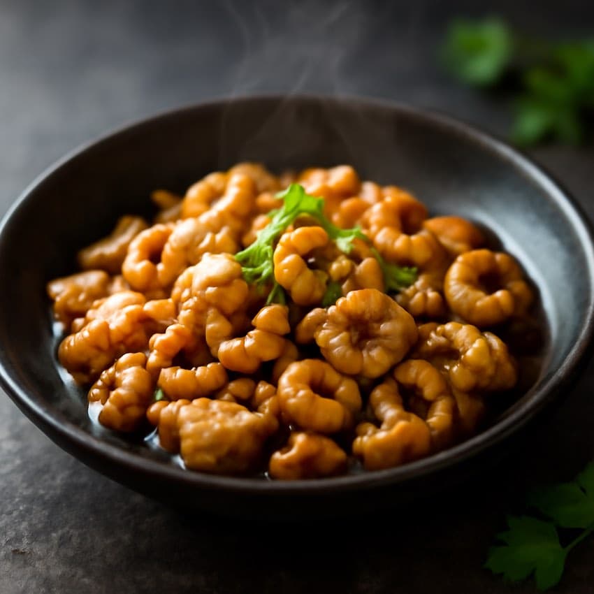 Gefileerde kipfilet met cashewnoten