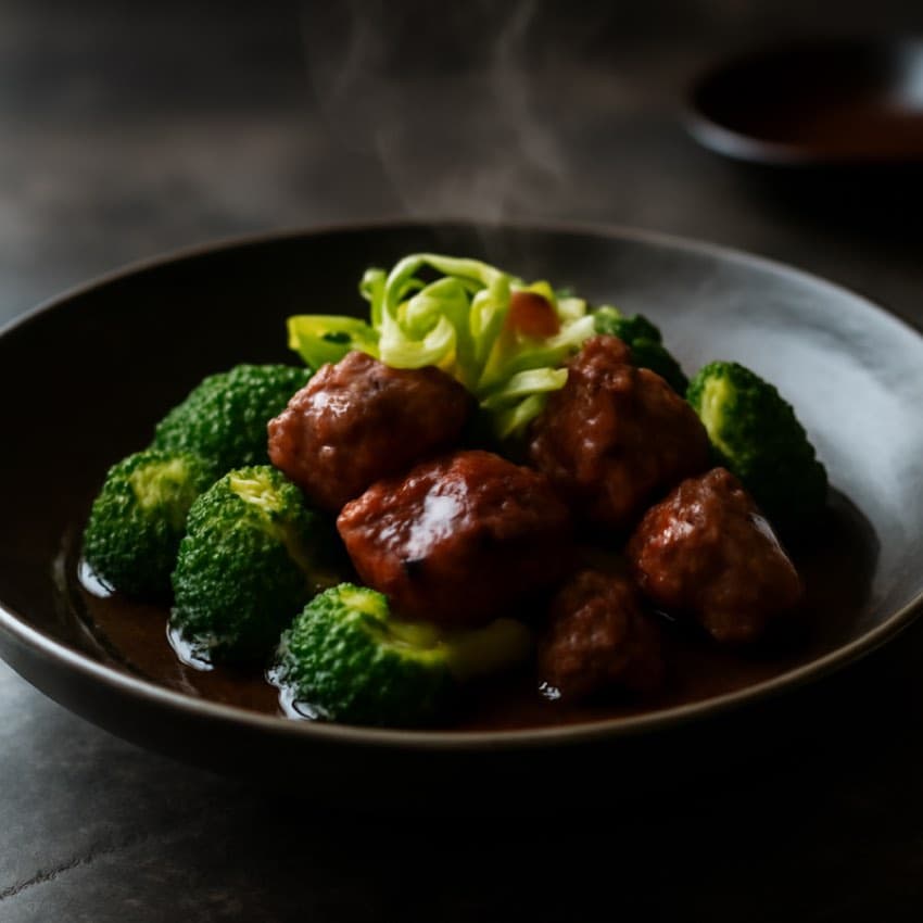 Ossenhaas met broccoli