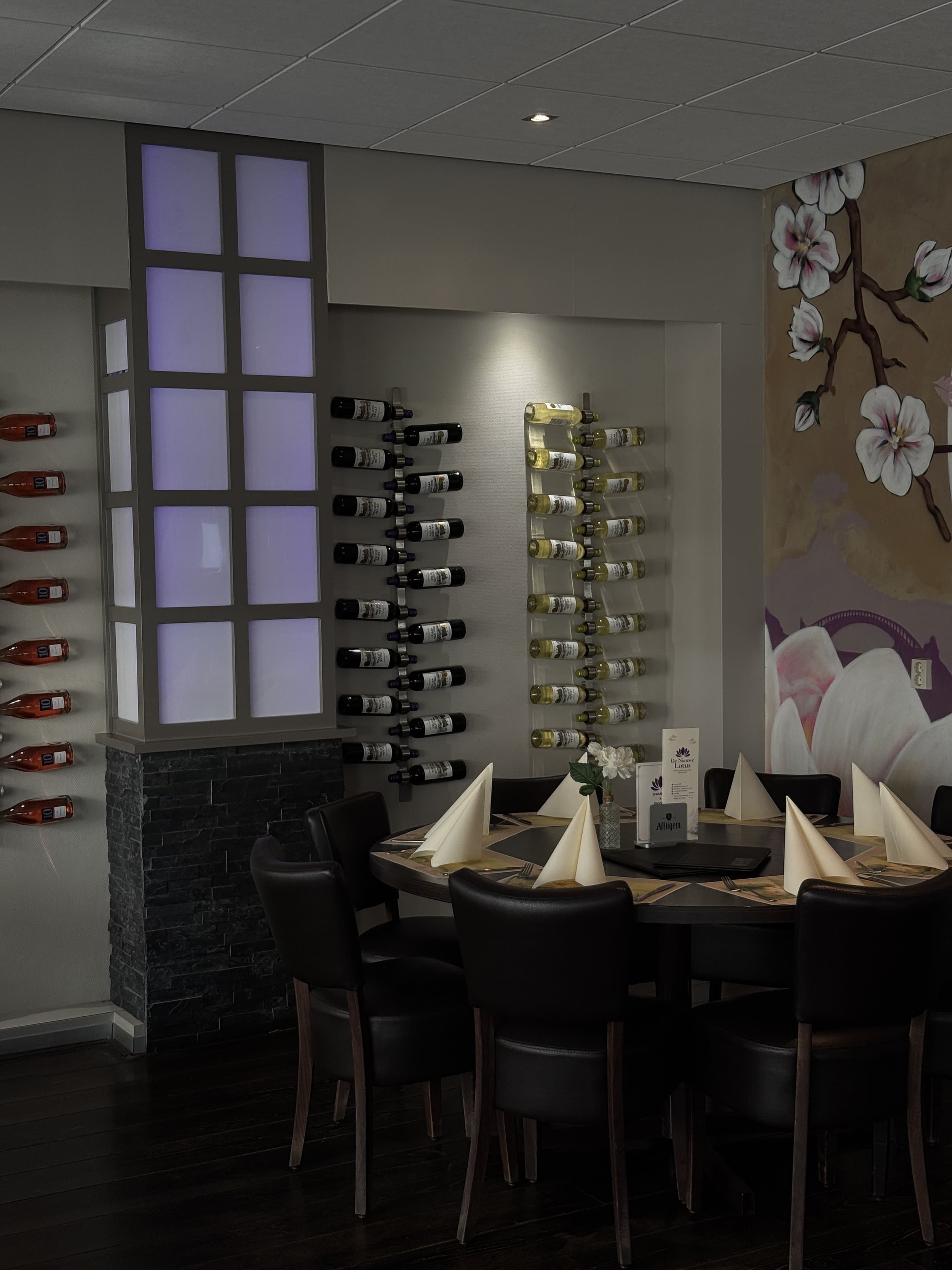 Het interieur van De Nieuwe Lotus in Zeewolde